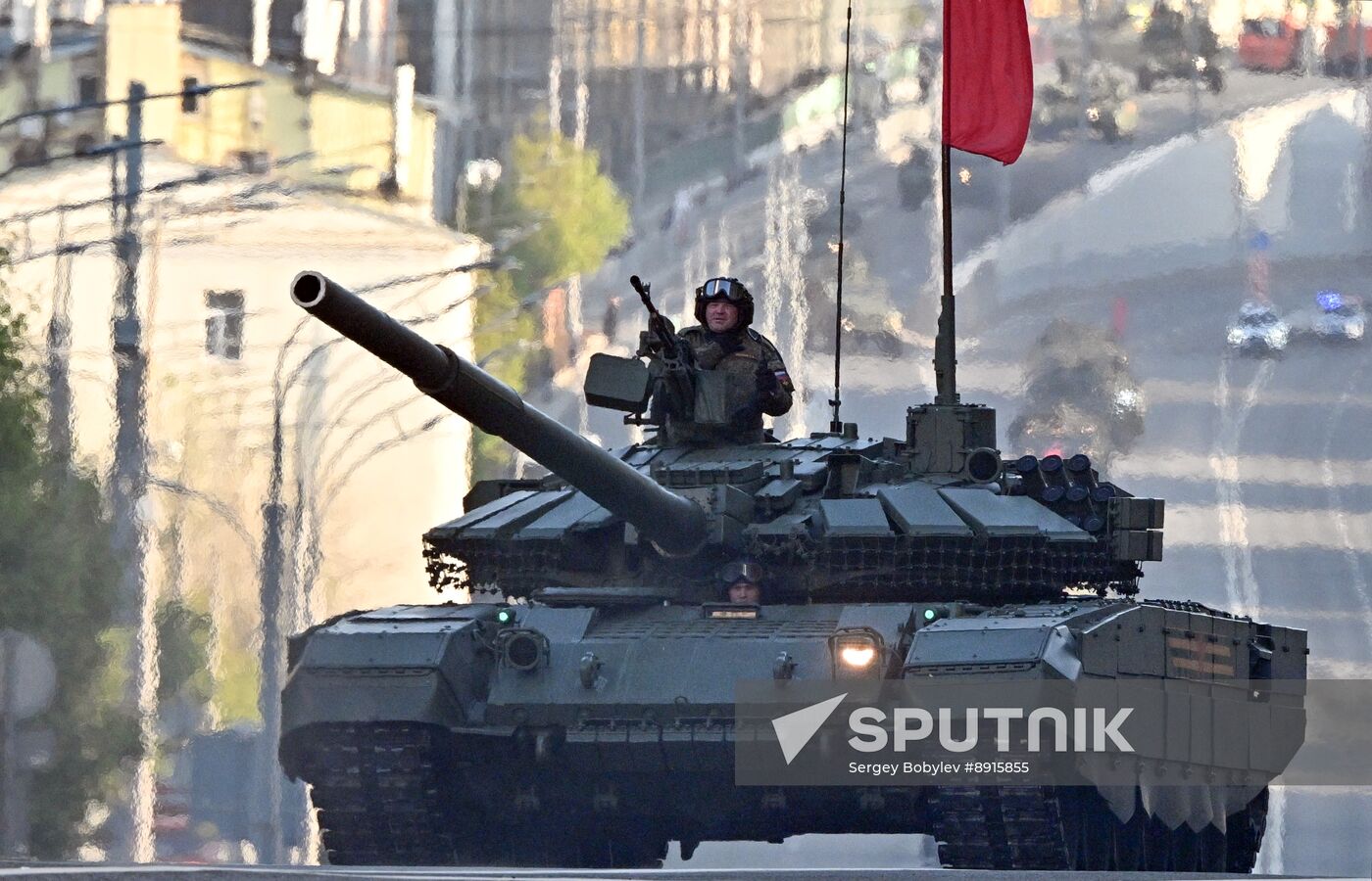 Russia WWII Victory Parade Rehearsal