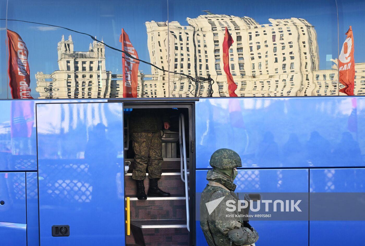 Russia WWII Victory Parade Rehearsal