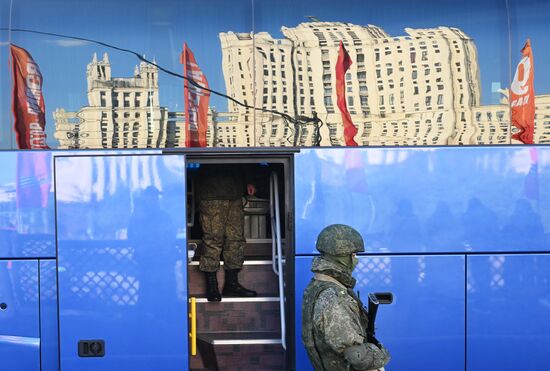 Russia WWII Victory Parade Rehearsal