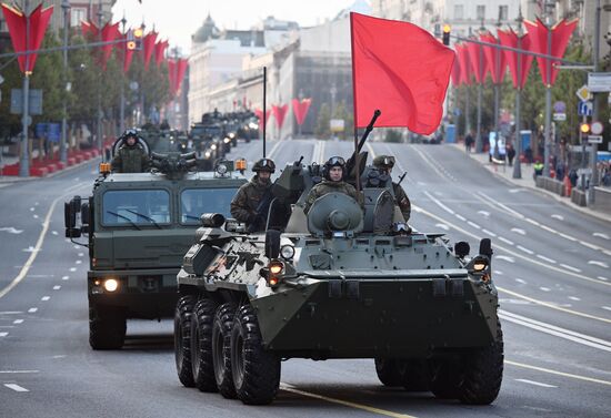 Russia WWII Victory Parade Rehearsal