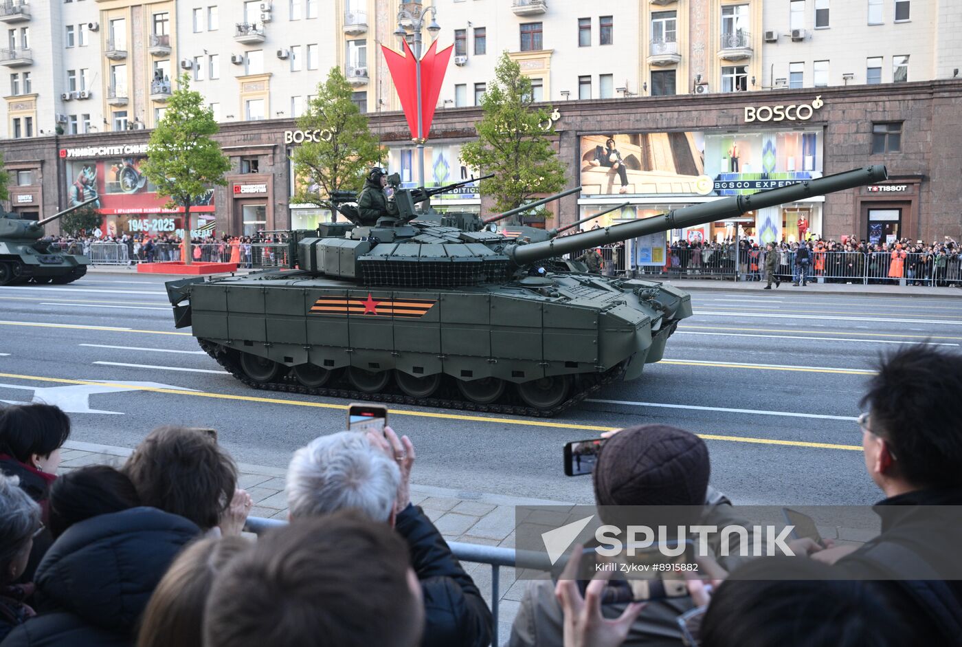 Russia WWII Victory Parade Rehearsal