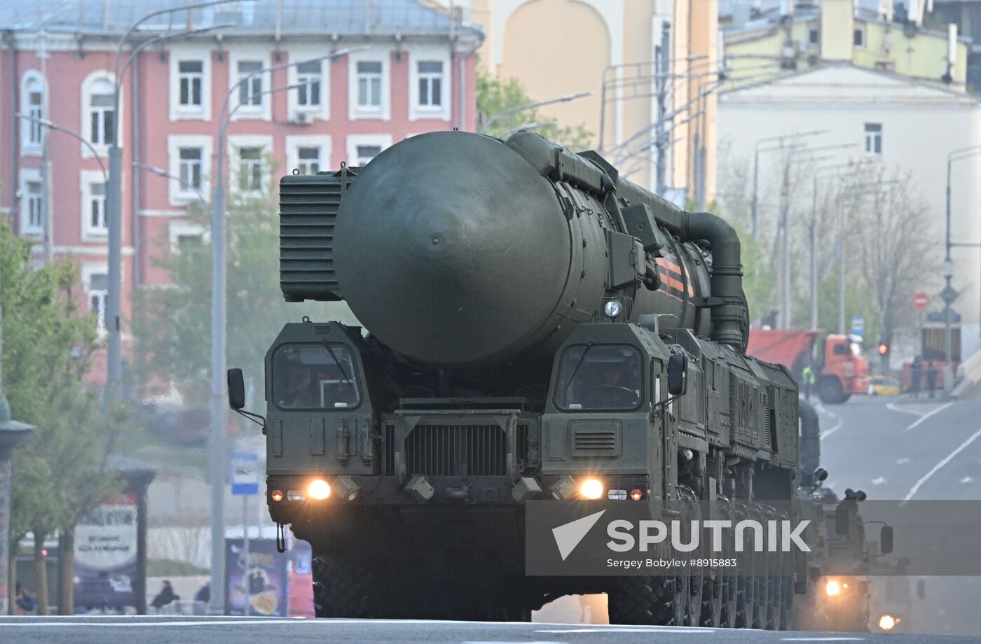 Russia WWII Victory Parade Rehearsal