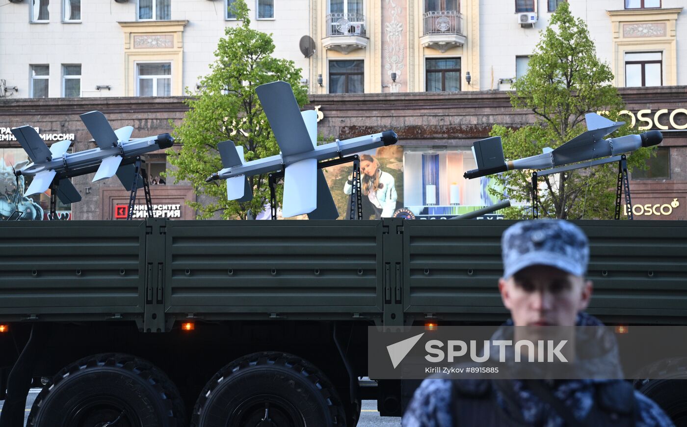Russia WWII Victory Parade Rehearsal