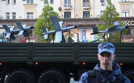 Russia WWII Victory Parade Rehearsal