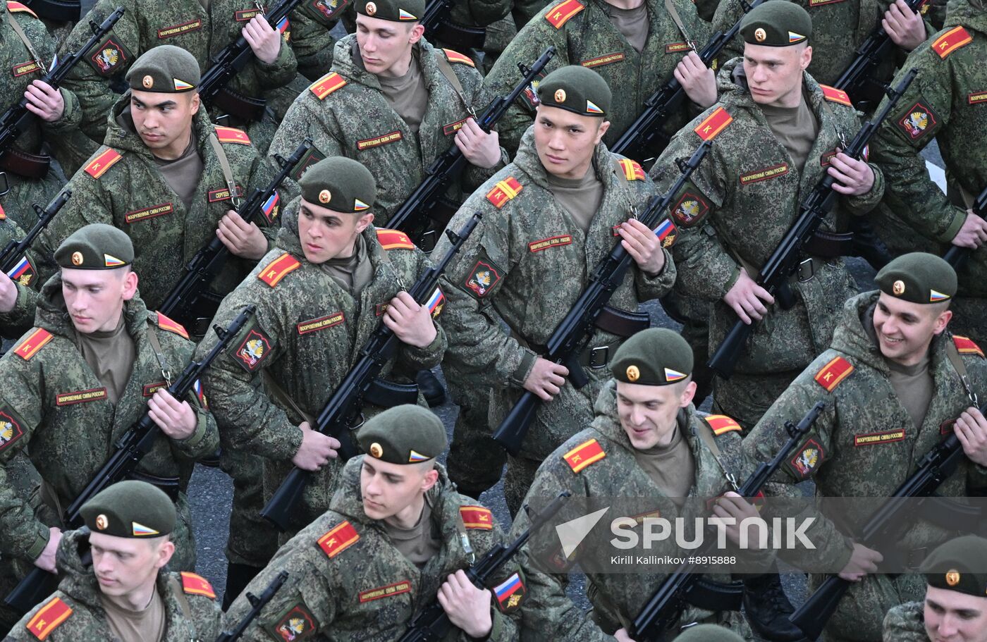 Russia WWII Victory Parade Rehearsal