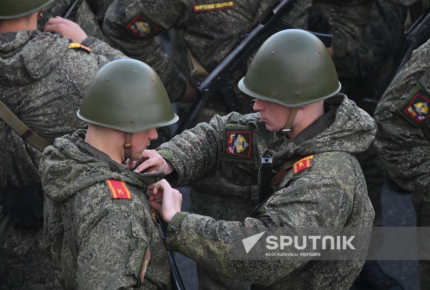 Russia WWII Victory Parade Rehearsal