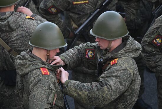 Russia WWII Victory Parade Rehearsal