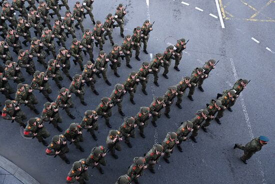 Russia WWII Victory Parade Rehearsal