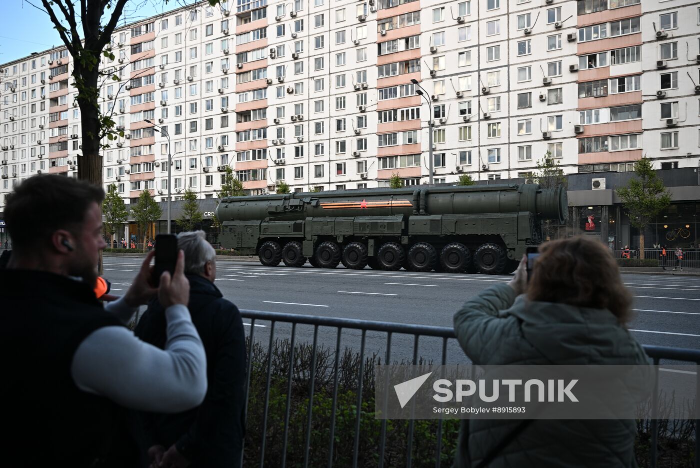 Russia WWII Victory Parade Rehearsal