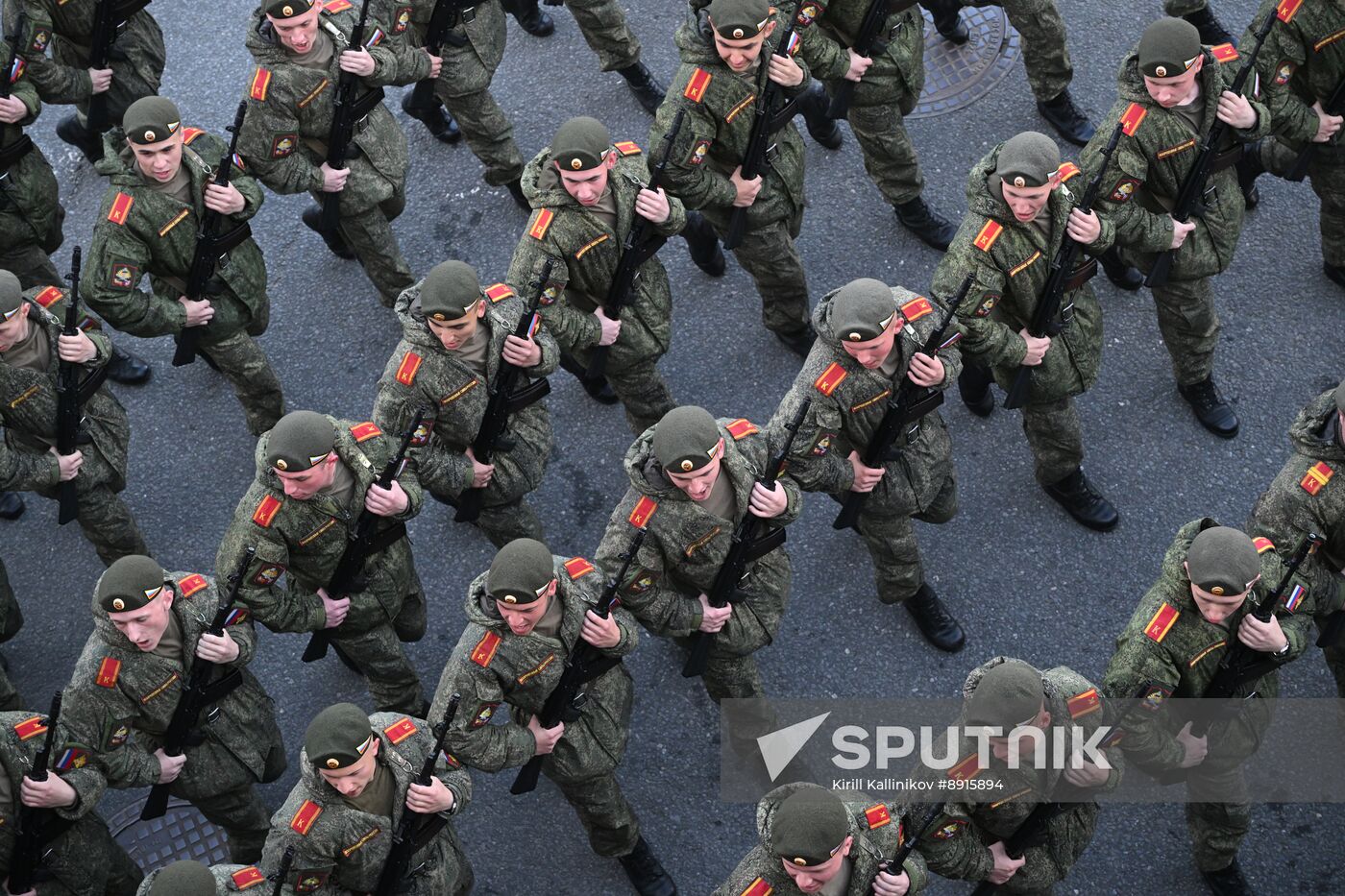 Russia WWII Victory Parade Rehearsal