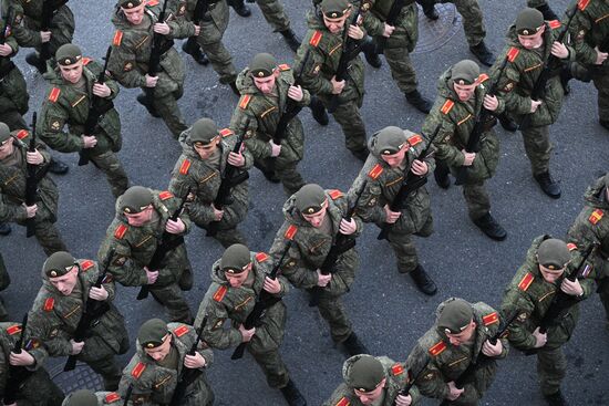 Russia WWII Victory Parade Rehearsal