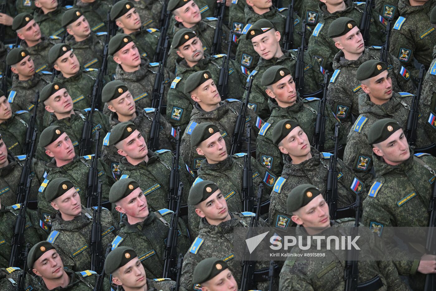 Russia WWII Victory Parade Rehearsal