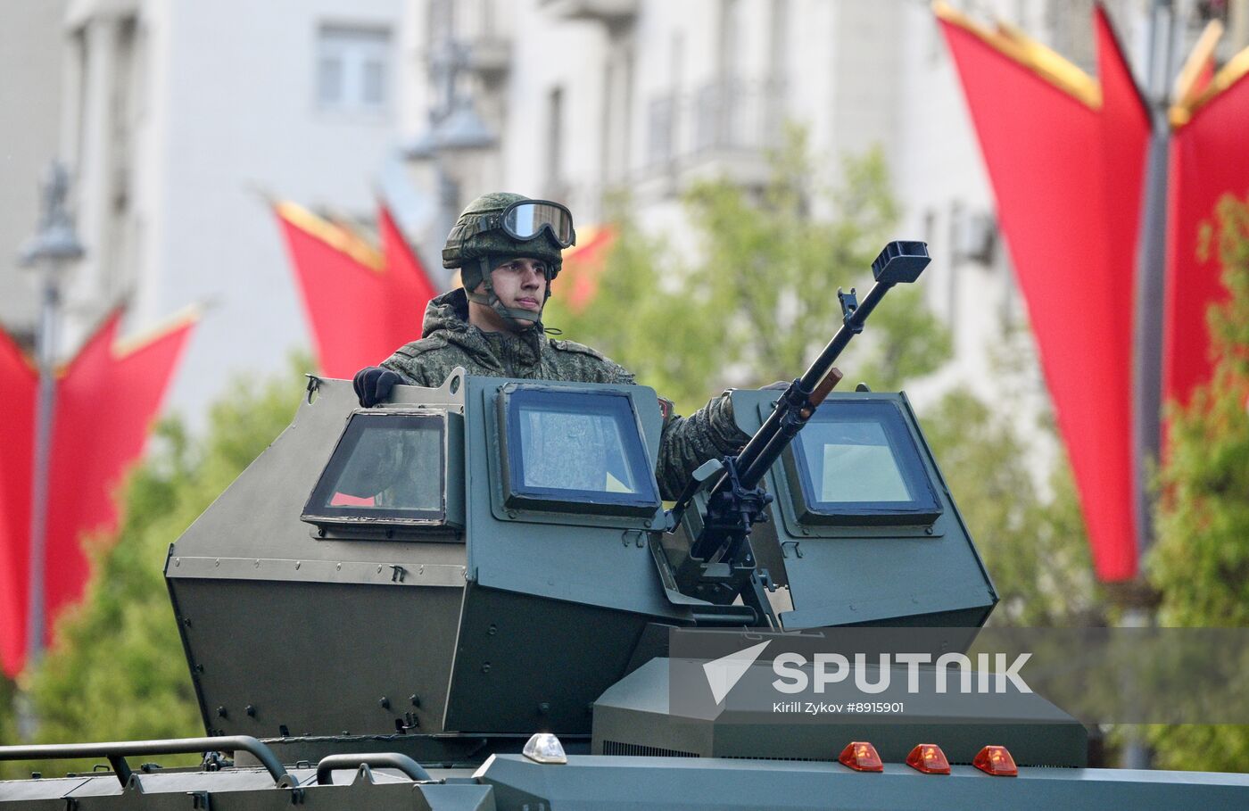 Russia WWII Victory Parade Rehearsal