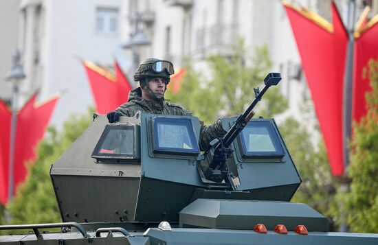Russia WWII Victory Parade Rehearsal