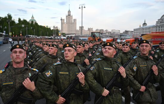 Russia WWII Victory Parade Rehearsal
