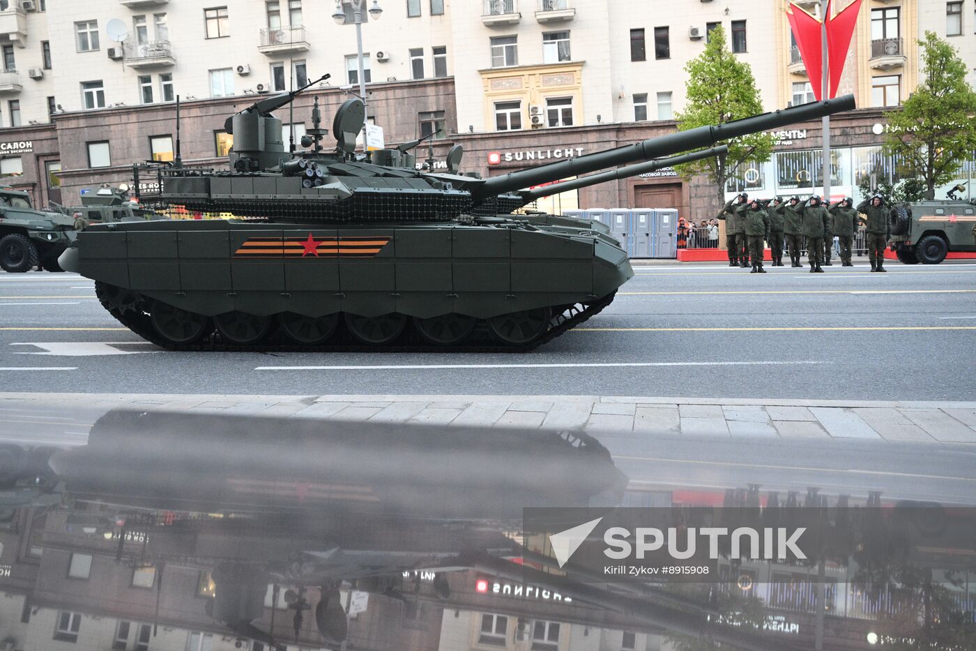 Russia WWII Victory Parade Rehearsal