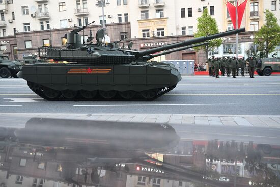 Russia WWII Victory Parade Rehearsal
