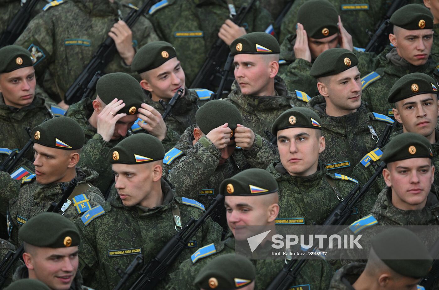 Russia WWII Victory Parade Rehearsal