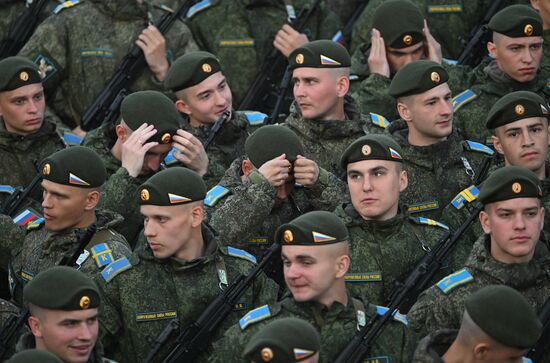Russia WWII Victory Parade Rehearsal