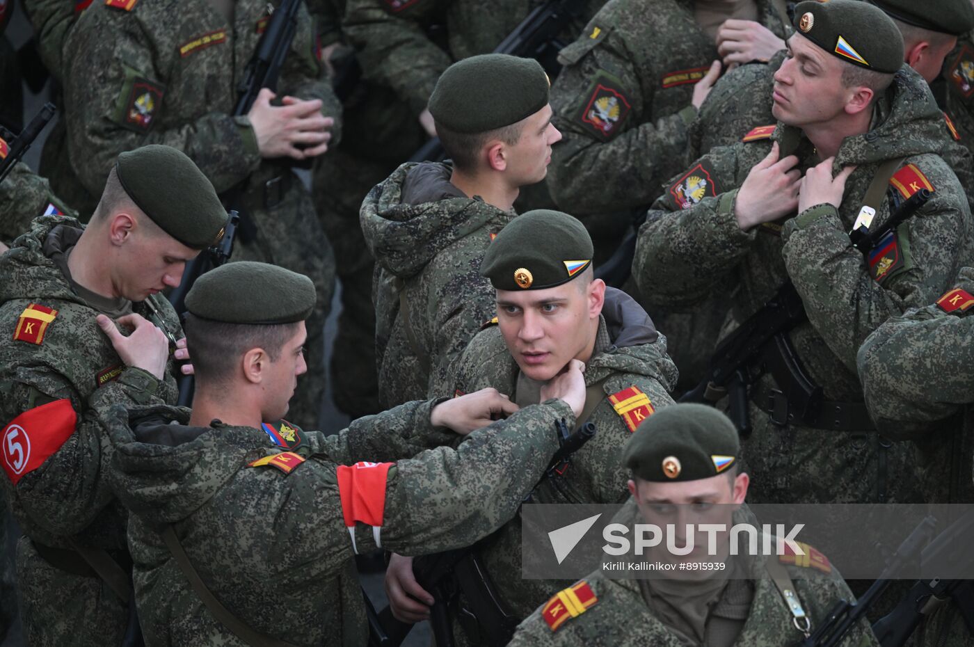 Russia WWII Victory Parade Rehearsal