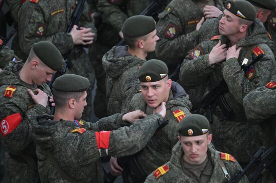 Russia WWII Victory Parade Rehearsal