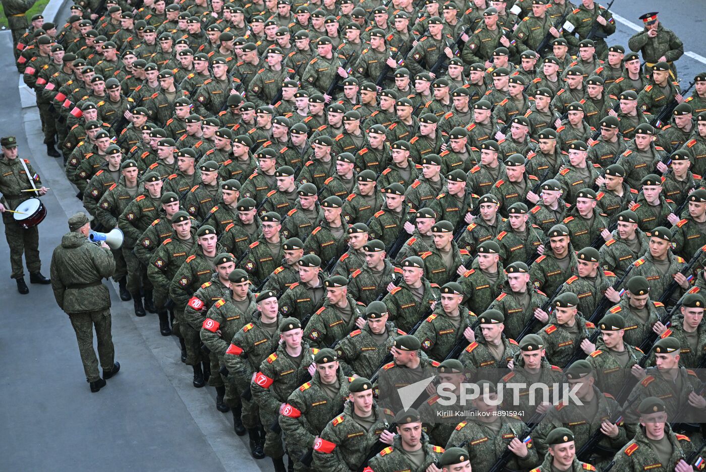 Russia WWII Victory Parade Rehearsal