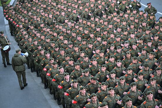 Russia WWII Victory Parade Rehearsal