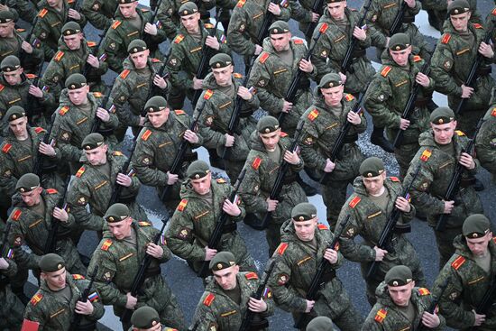 Russia WWII Victory Parade Rehearsal