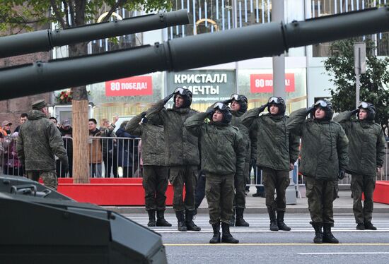 Russia WWII Victory Parade Rehearsal