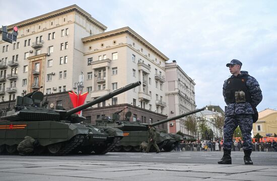 Russia WWII Victory Parade Rehearsal