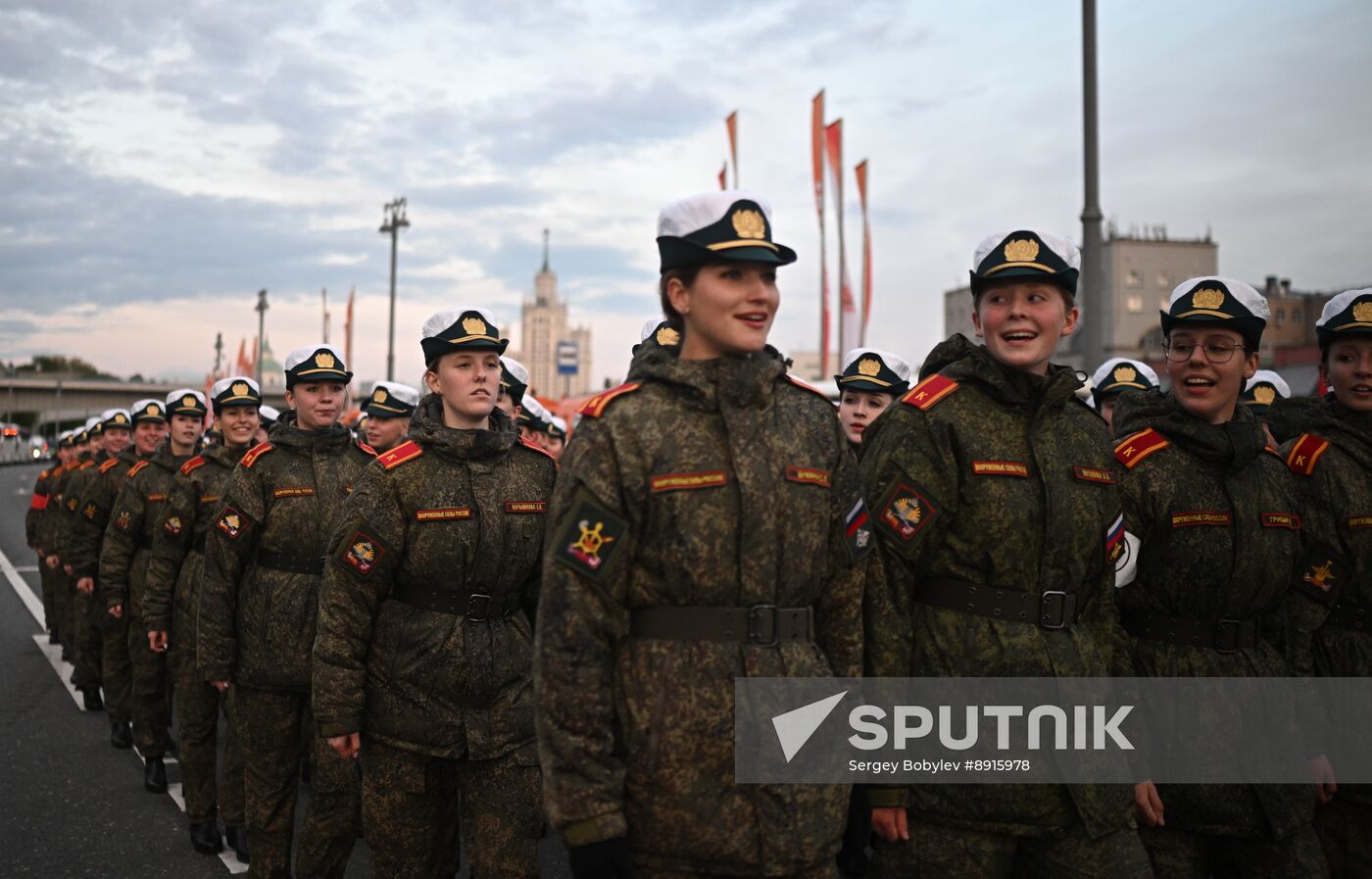 Russia WWII Victory Parade Rehearsal