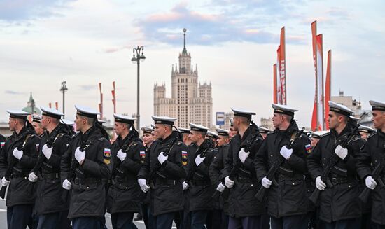 Russia WWII Victory Parade Rehearsal