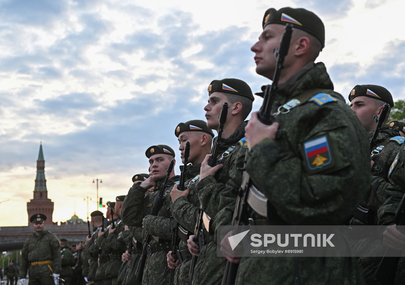 Russia WWII Victory Parade Rehearsal
