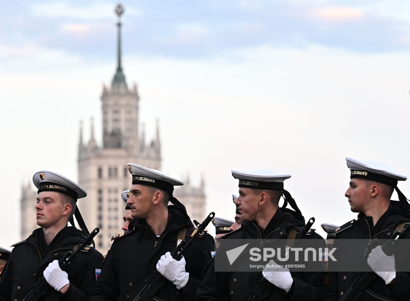 Russia WWII Victory Parade Rehearsal