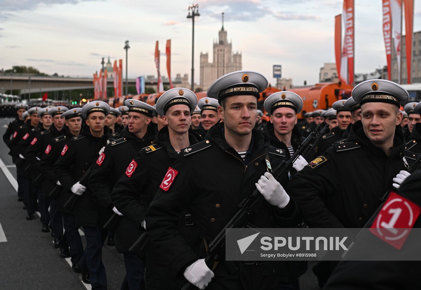 Russia WWII Victory Parade Rehearsal