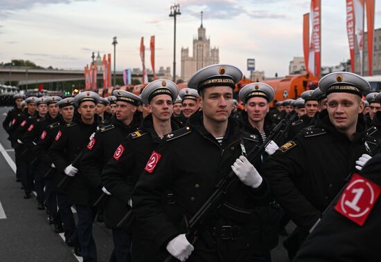 Russia WWII Victory Parade Rehearsal