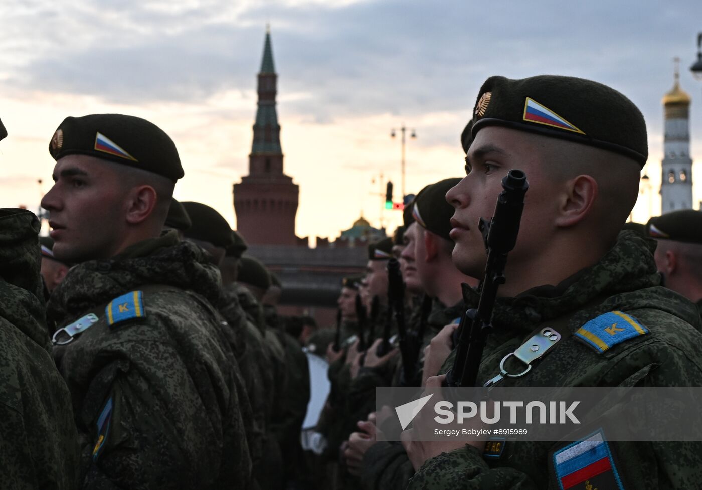 Russia WWII Victory Parade Rehearsal