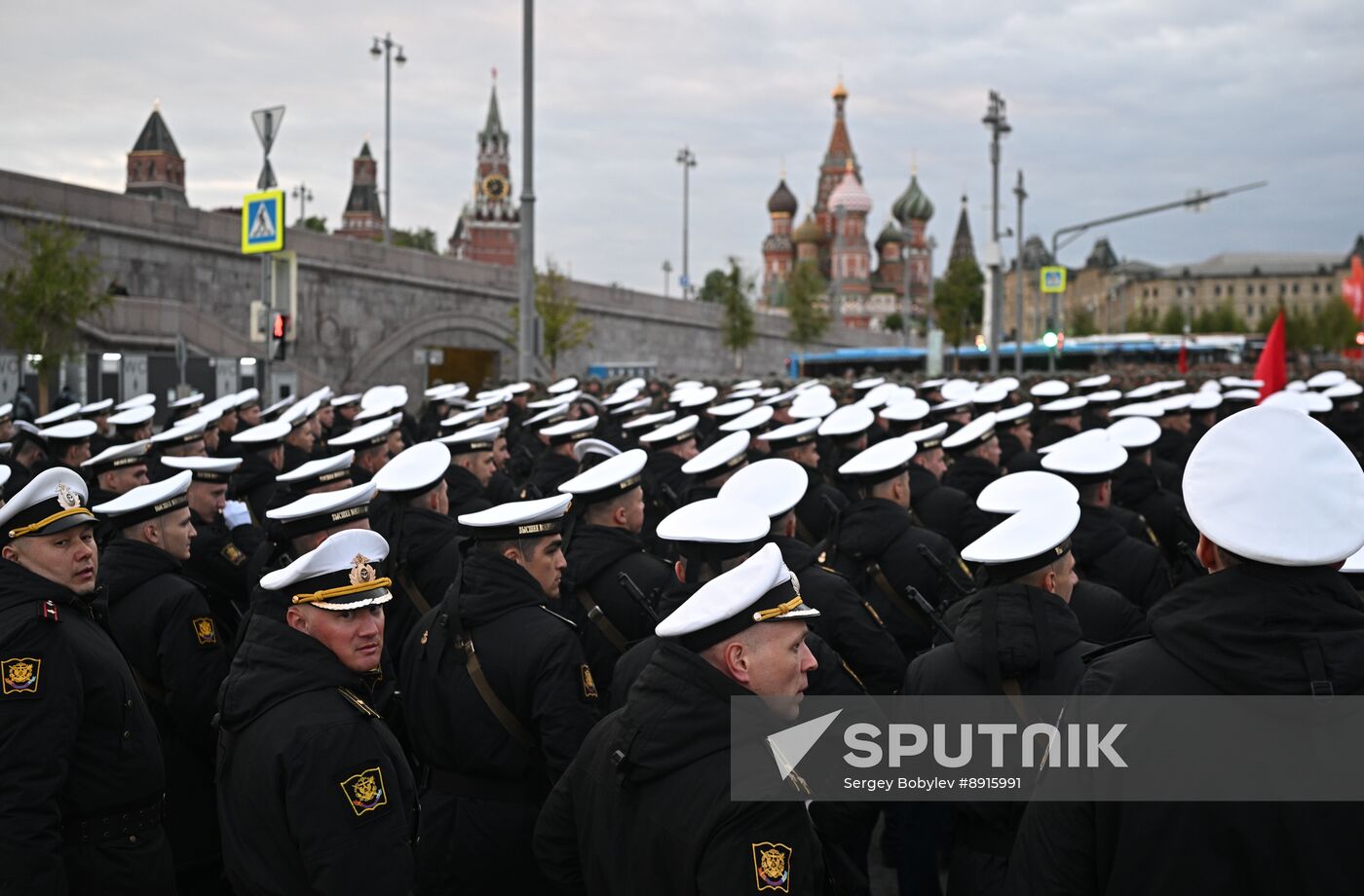 Russia WWII Victory Parade Rehearsal