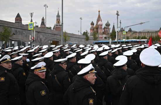 Russia WWII Victory Parade Rehearsal