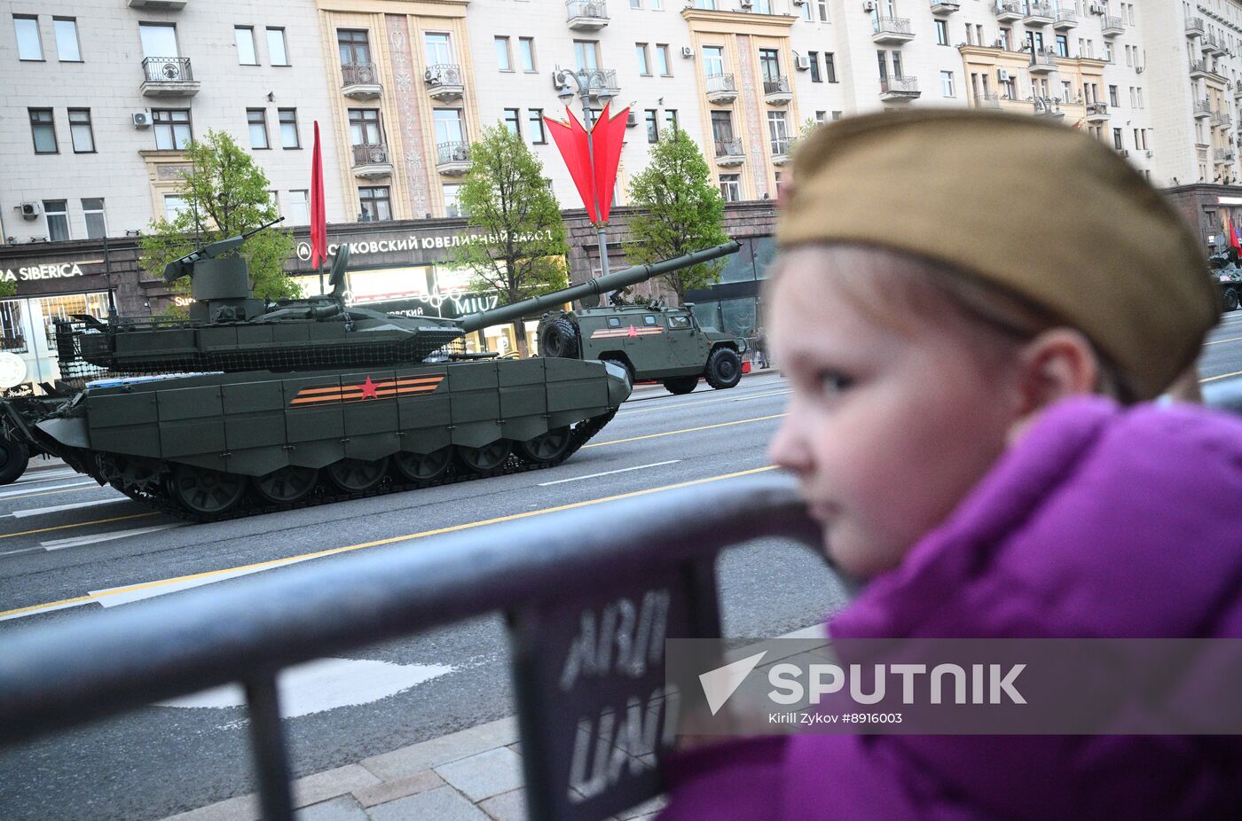 Russia WWII Victory Parade Rehearsal