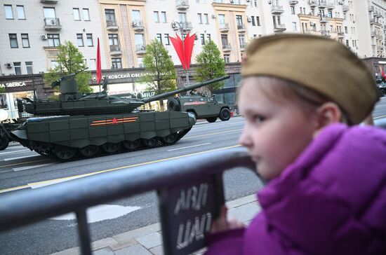 Russia WWII Victory Parade Rehearsal