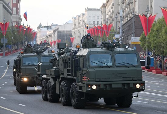 Russia WWII Victory Parade Rehearsal