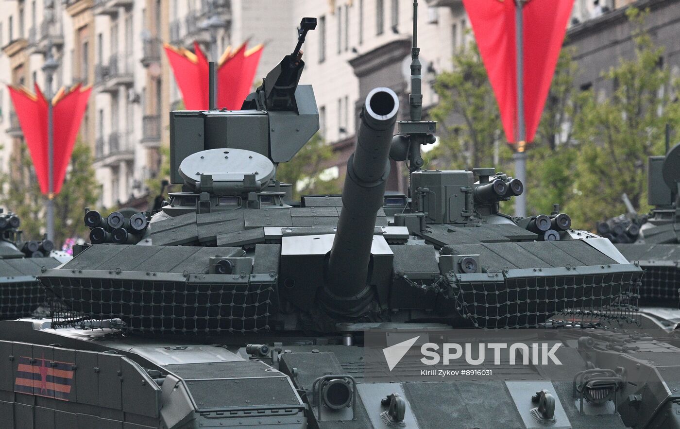Russia WWII Victory Parade Rehearsal