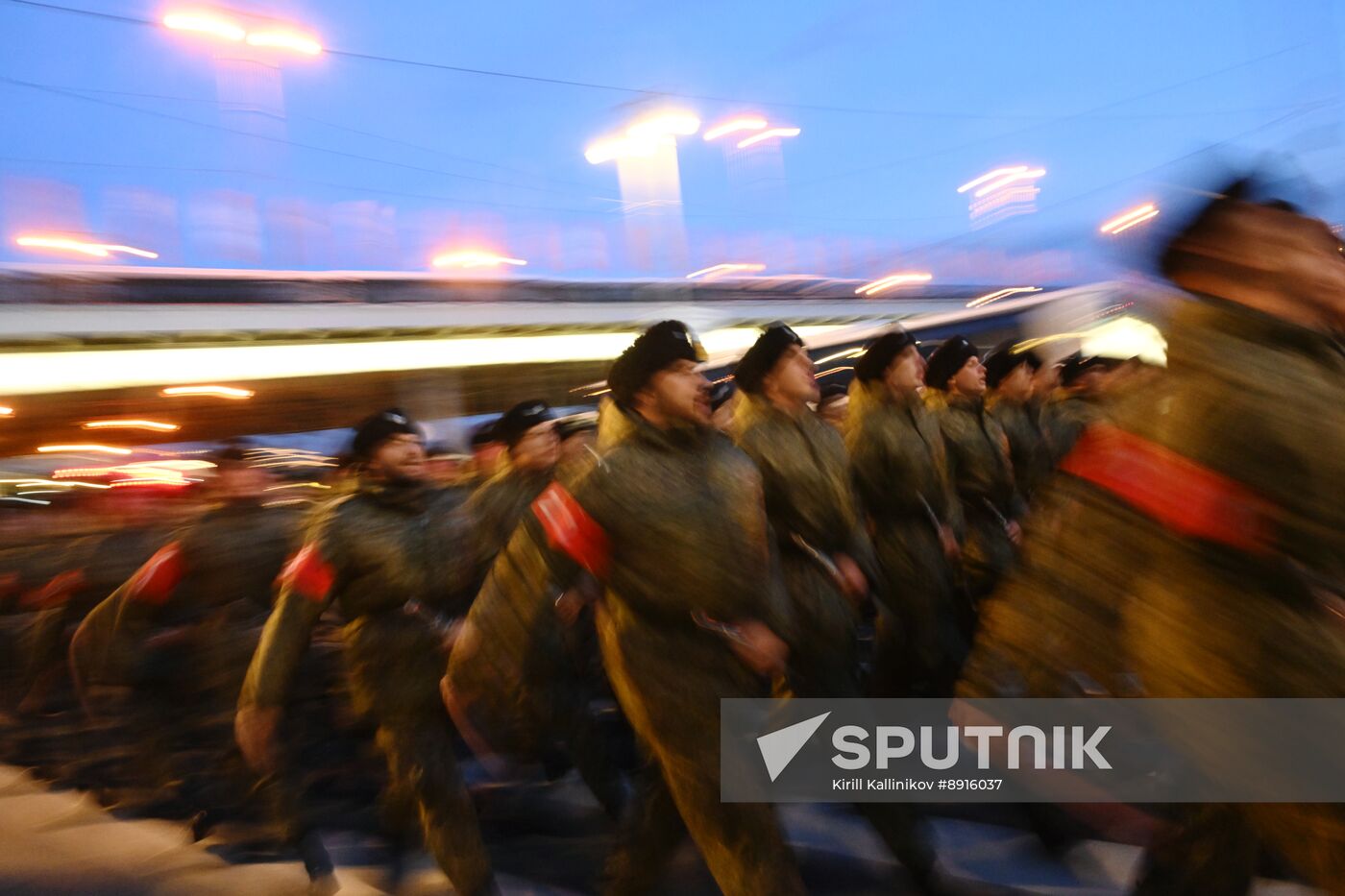 Russia WWII Victory Parade Rehearsal