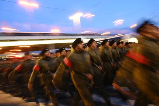 Russia WWII Victory Parade Rehearsal
