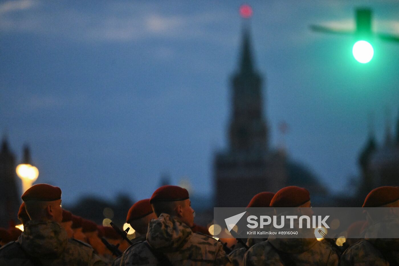 Russia WWII Victory Parade Rehearsal