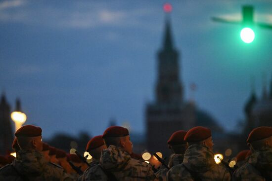 Russia WWII Victory Parade Rehearsal