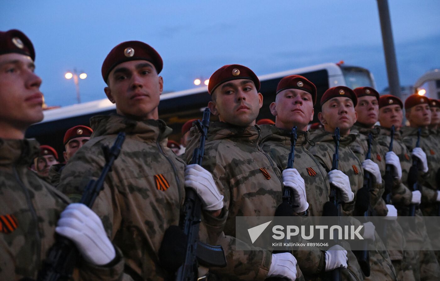 Russia WWII Victory Parade Rehearsal
