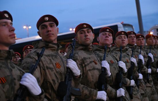 Russia WWII Victory Parade Rehearsal