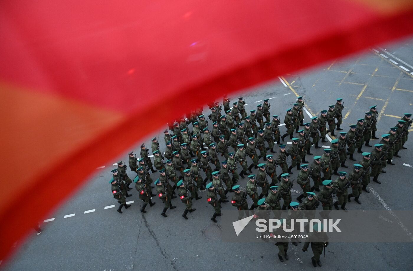 Russia WWII Victory Parade Rehearsal